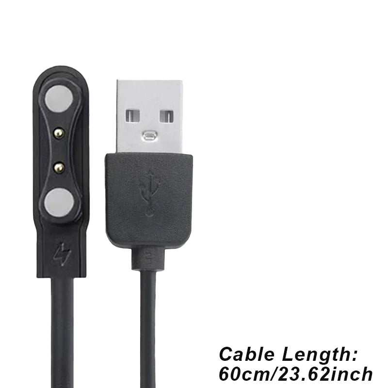 USB Charger Cable for Haylou LS05, Ticwatch GTX, YAMAY SW022 Peaceful Pleasures Health and Wellness
