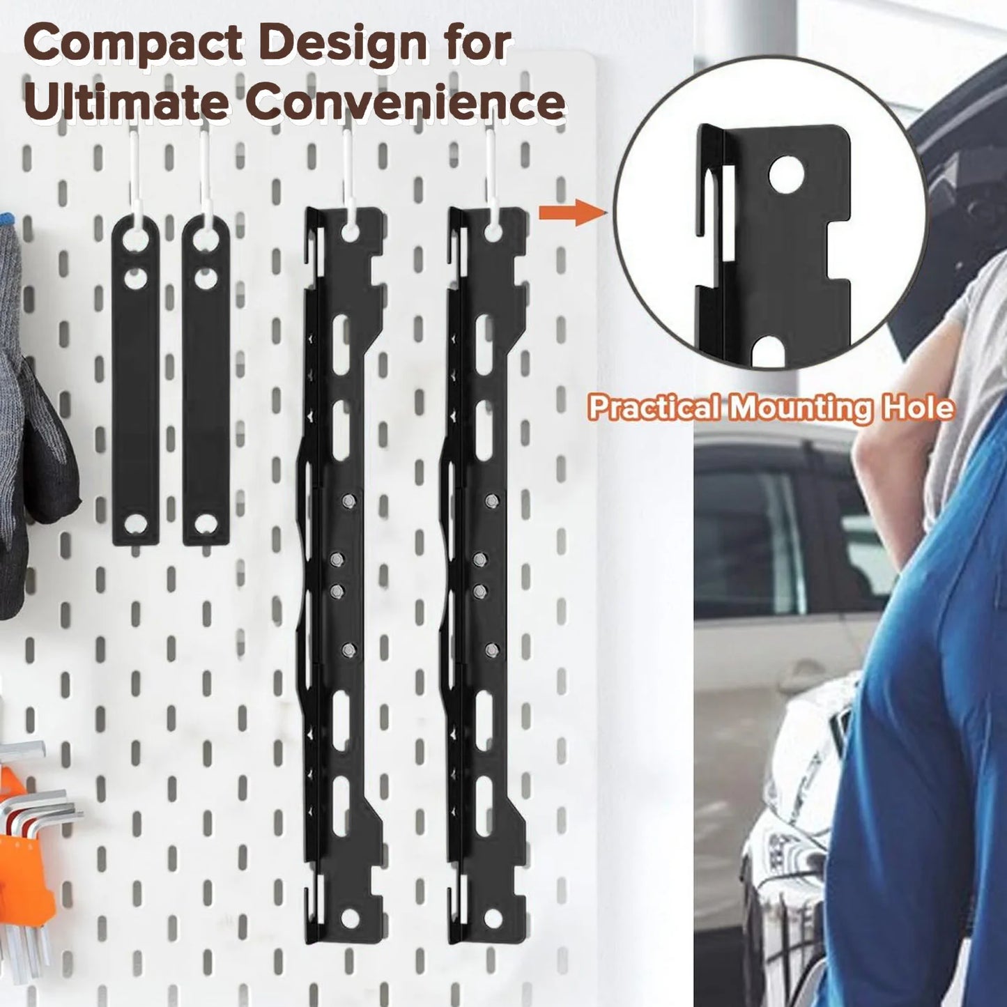 Wheel Alignment Tool Black Iron Automotive Toe Plate 2 Tape Measures