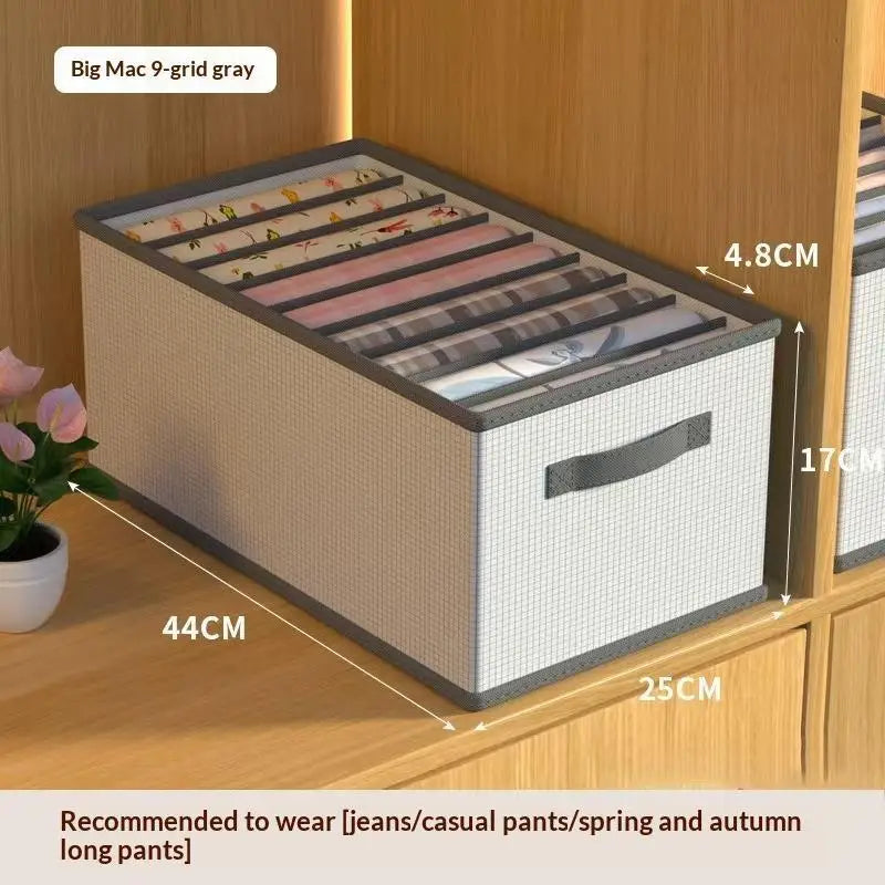 Foldable PP Drawer Organizer with Handles | Closet Storage