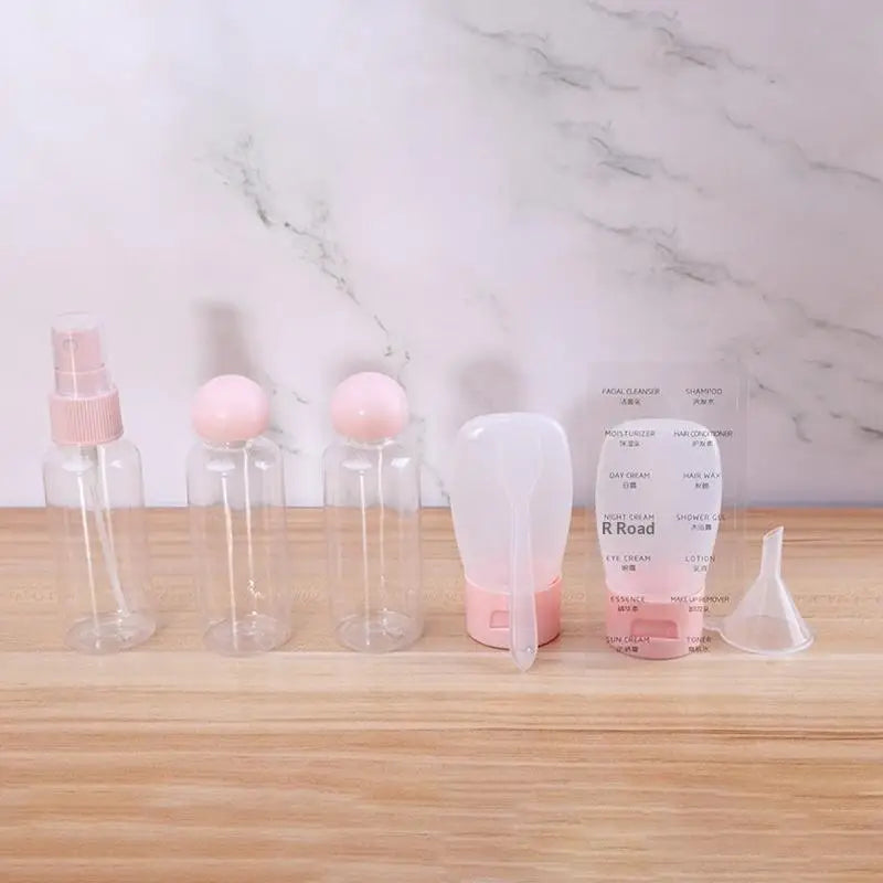 Travel Size Skincare Set – Leakproof Refillable Toiletry Bottles