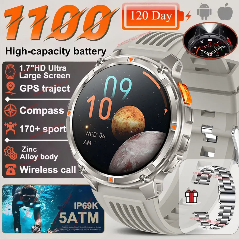 Ola Esporte T-Rex3 Ultra Smart Watch | 1100mAh, 1.7" AMOLED