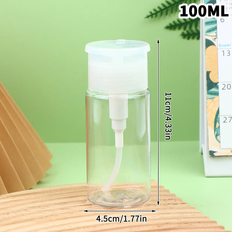 Refillable Press Pump Dispenser Bottle 100–300ml | Makeup
