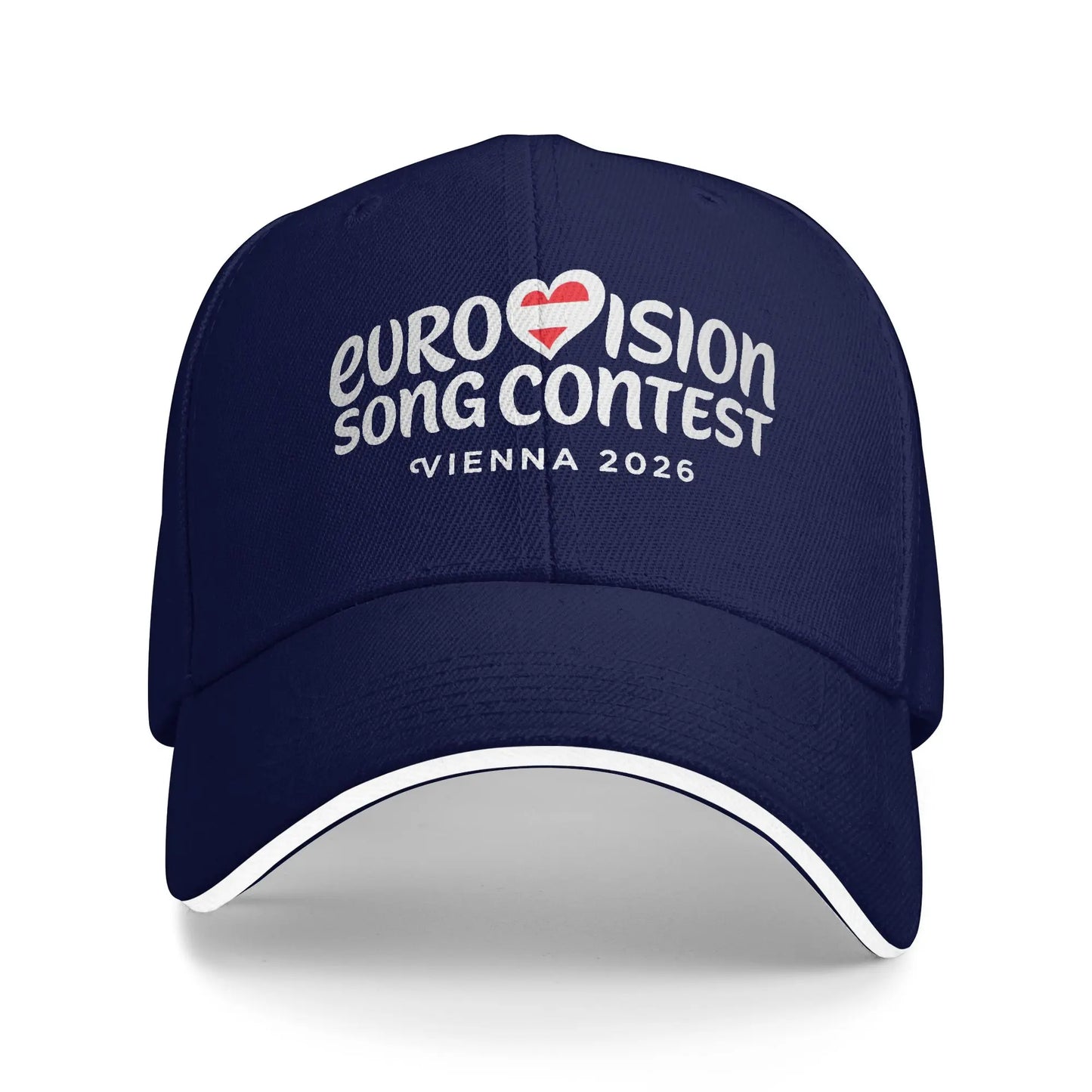 Eurovisions 2026 Sun Baseball Cap Summer Female Male Print Trucker Hat High Quality Fashion Hiking Fishing Baseball Caps Peaceful Pleasures Health and Wellness Navy Blue One Size