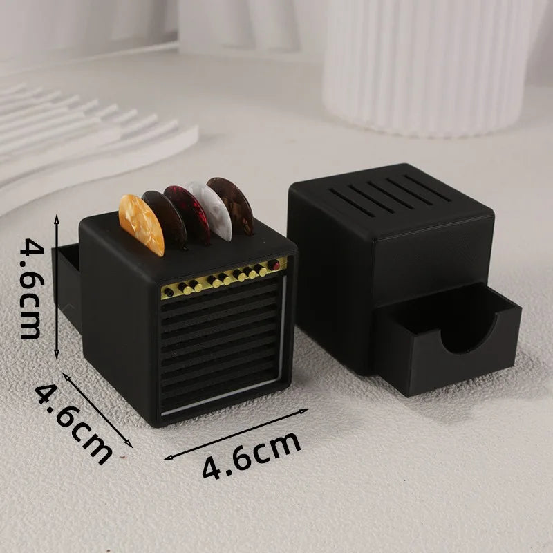 3D Printed Large-capacity Portable Guitar Pick Holder Waterproof