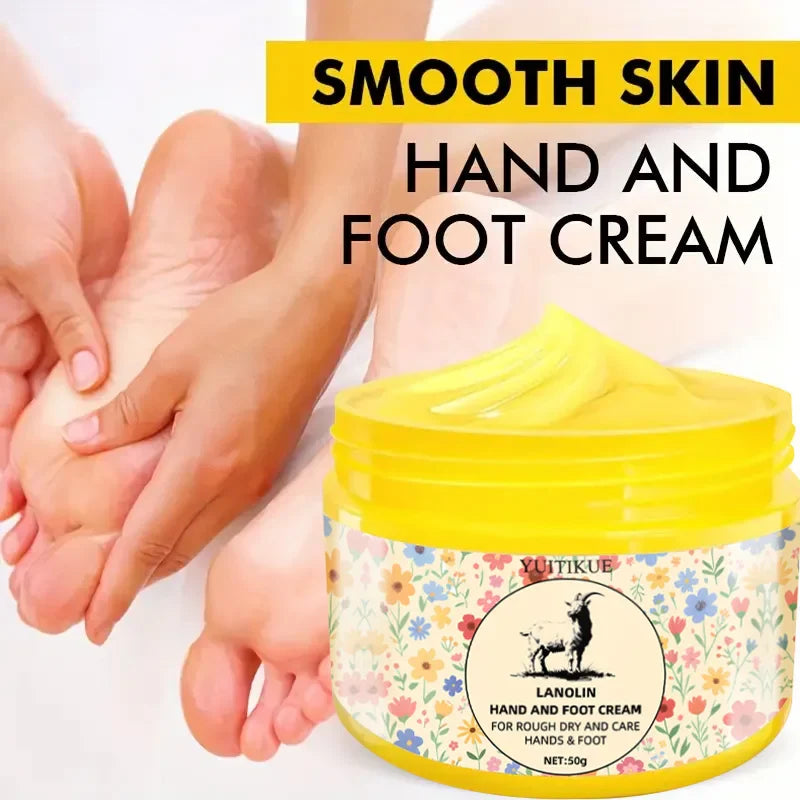 YUITIKUE Lanolin Hand & Foot Cream 50g | 3-in-1 Moisturizer