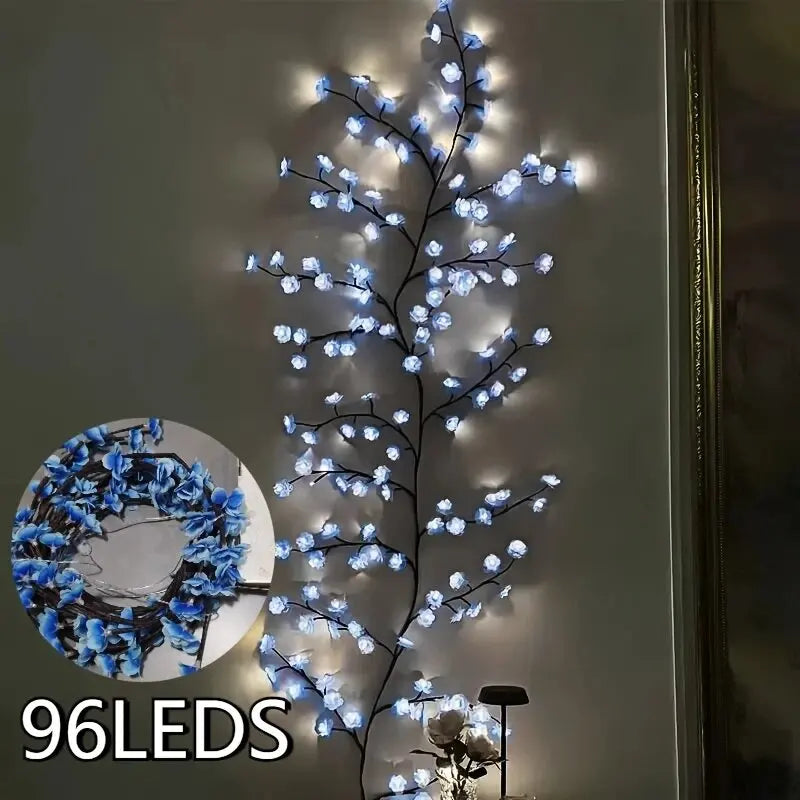 Cherry Blossom Artificial Flower Vine Garland – Room Decor