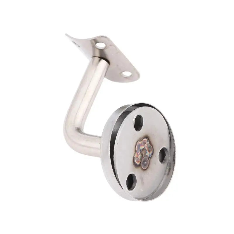 Versatile Premium Stainless Steel Handrail Bracket For Secure Home Stair Railing Support Peaceful Pleasures Health and Wellness
