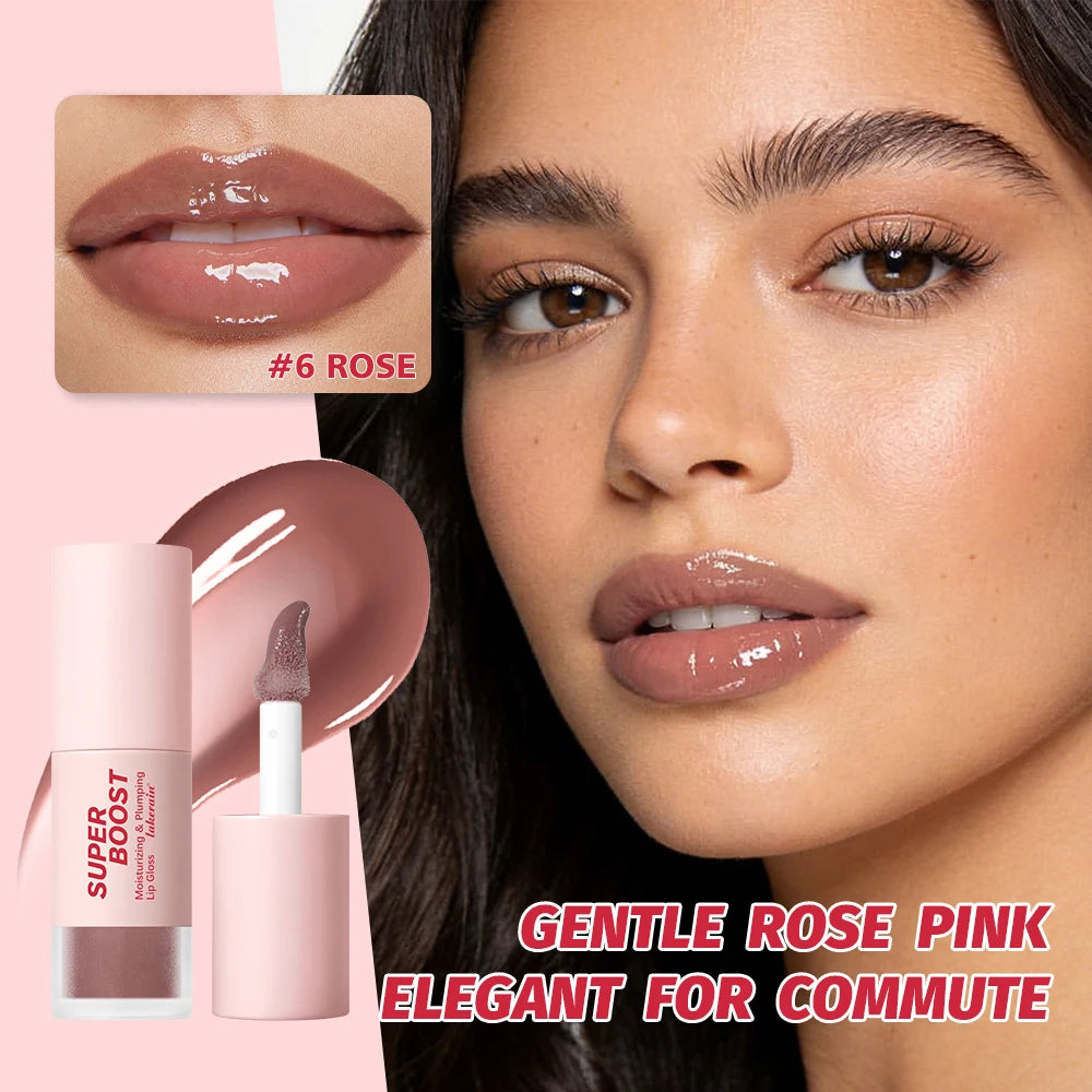Lakerain Moisturizing Plumping Lip Gloss – Mirror Shine, 9 Shades Lip Gloss Peaceful Pleasures Health and Wellness