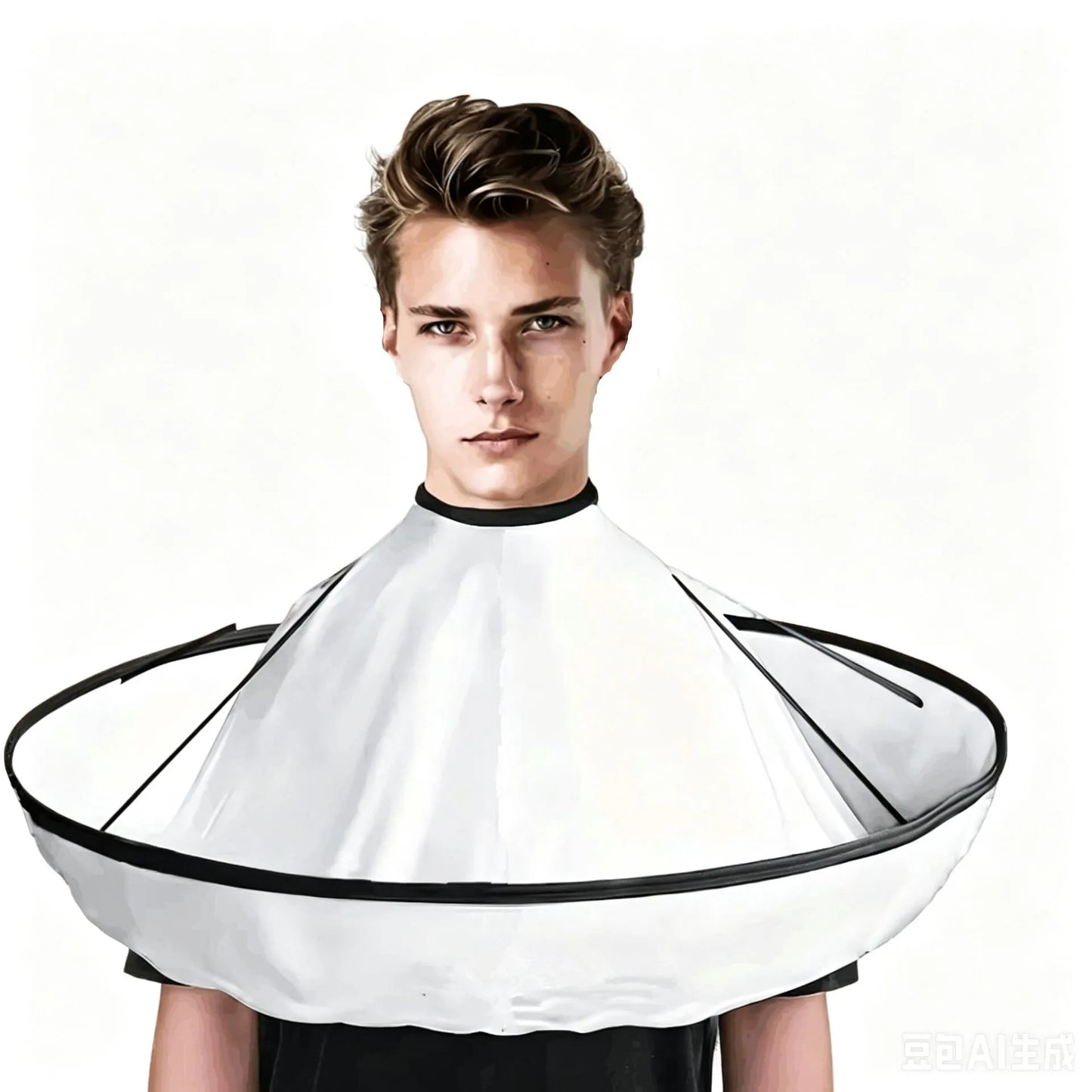 Professional salon-grade hairdressing cape—non-stick, adjustable neck duster, suitable for stylists and barbers Peaceful Pleasures Health and Wellness