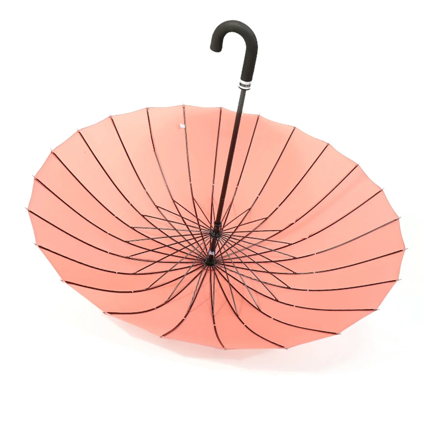 PEAKINBAGS Ultra Large 24-Rib Long Handle Retro Windproof Umbrella