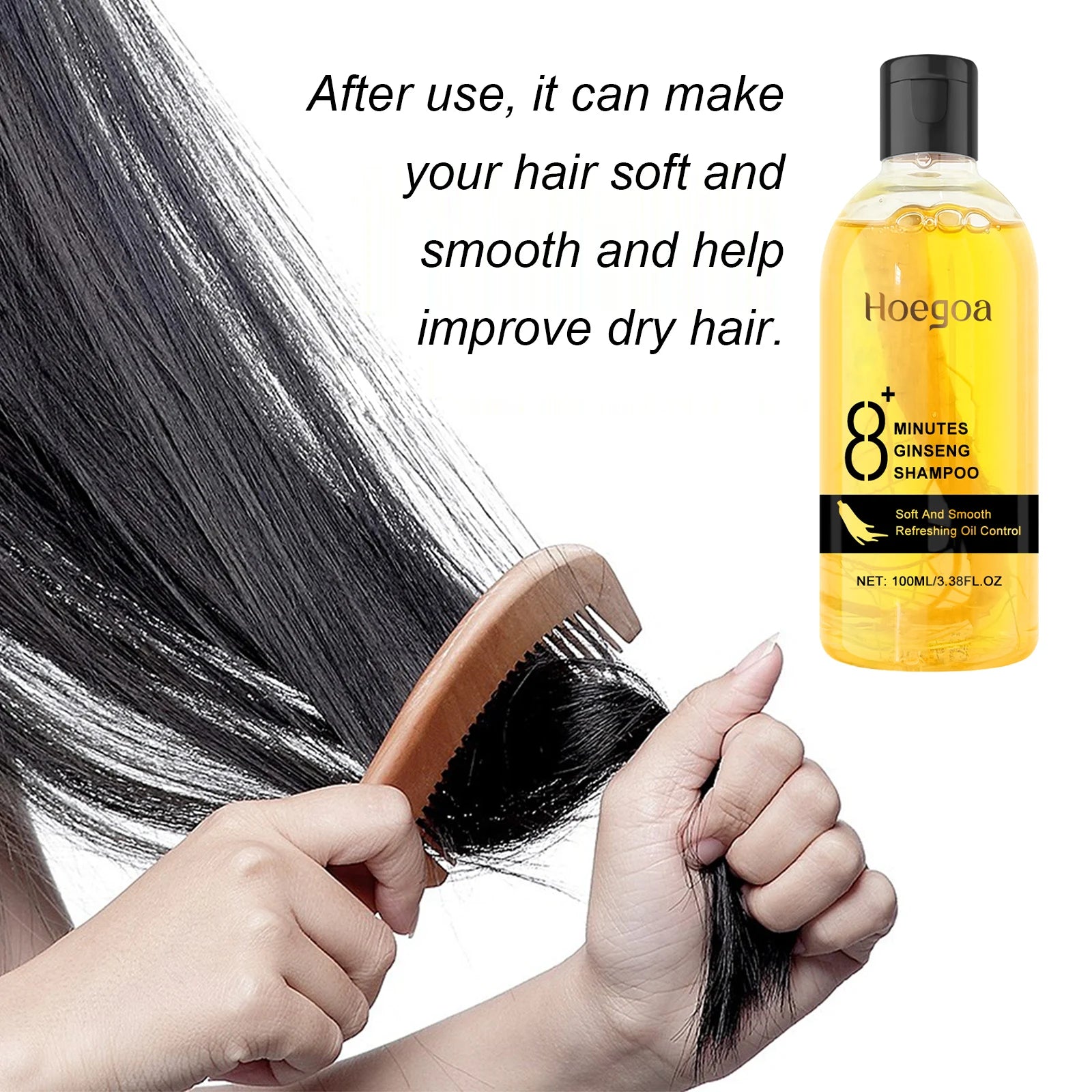 Ginseng Oil Shampoo and Conditioner Hair Strengthens Anti Loss Restore Damaged Cleansing Dandruff Control Hair Growth Shampoo Peaceful Pleasures Health and Wellness