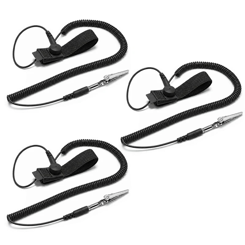 Anti-Static ESD Wrist Strap Grounding Band with Alligator Clip