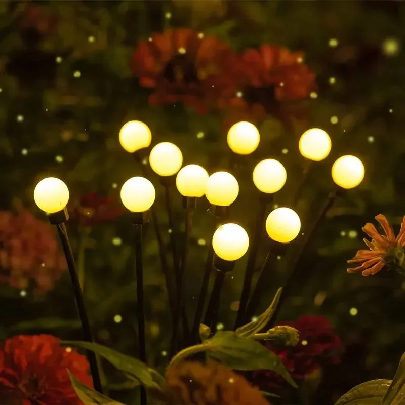 Solar Firefly Garden Light | 10 LED Waterproof Outdoor Decor