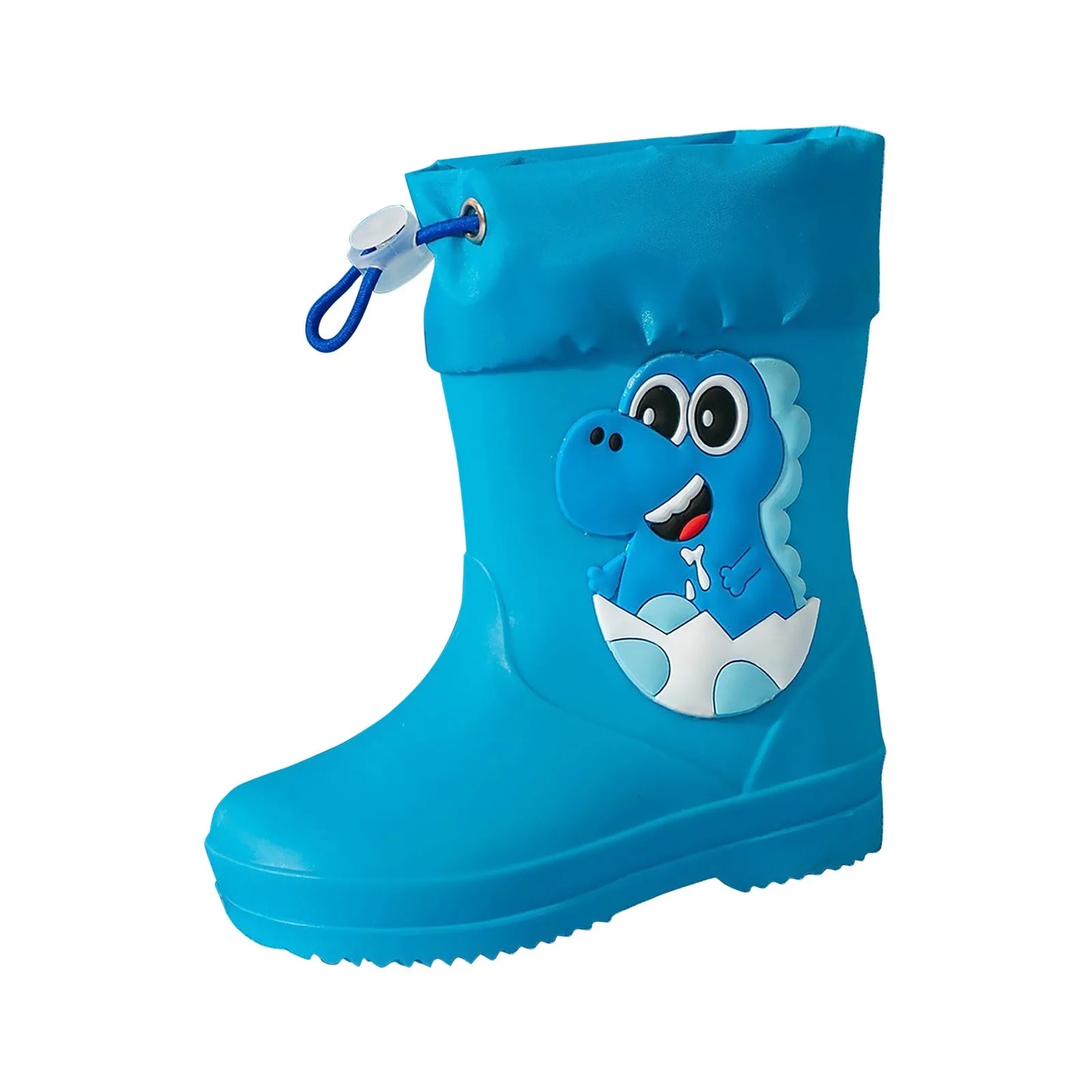 Kids Girl Boy Rain Boots Waterproof Toddler Rainboots Children's Shoes Rubber Boots Kids Baby Cartoon Dinosaur Water Shoes Boots Peaceful Pleasures Health and Wellness Blue 22
