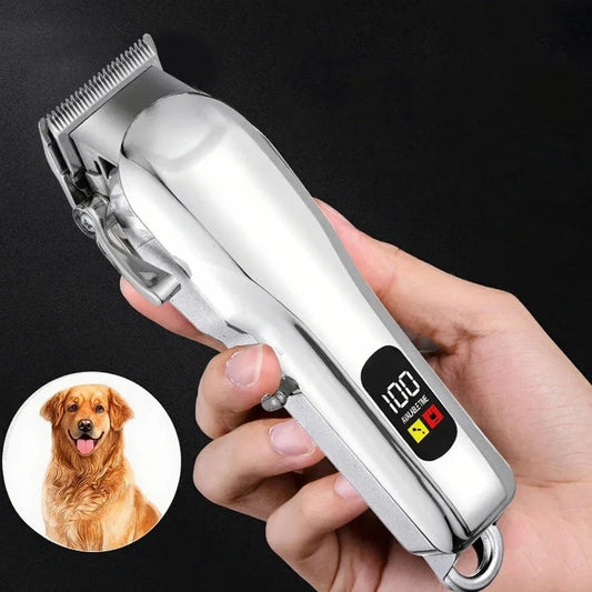 Cordless Low Noise Professional Electric Pet Hair Grooming Clipper for Dogs Shaver Trimmer Cutter Machine Peaceful Pleasures Health and Wellness