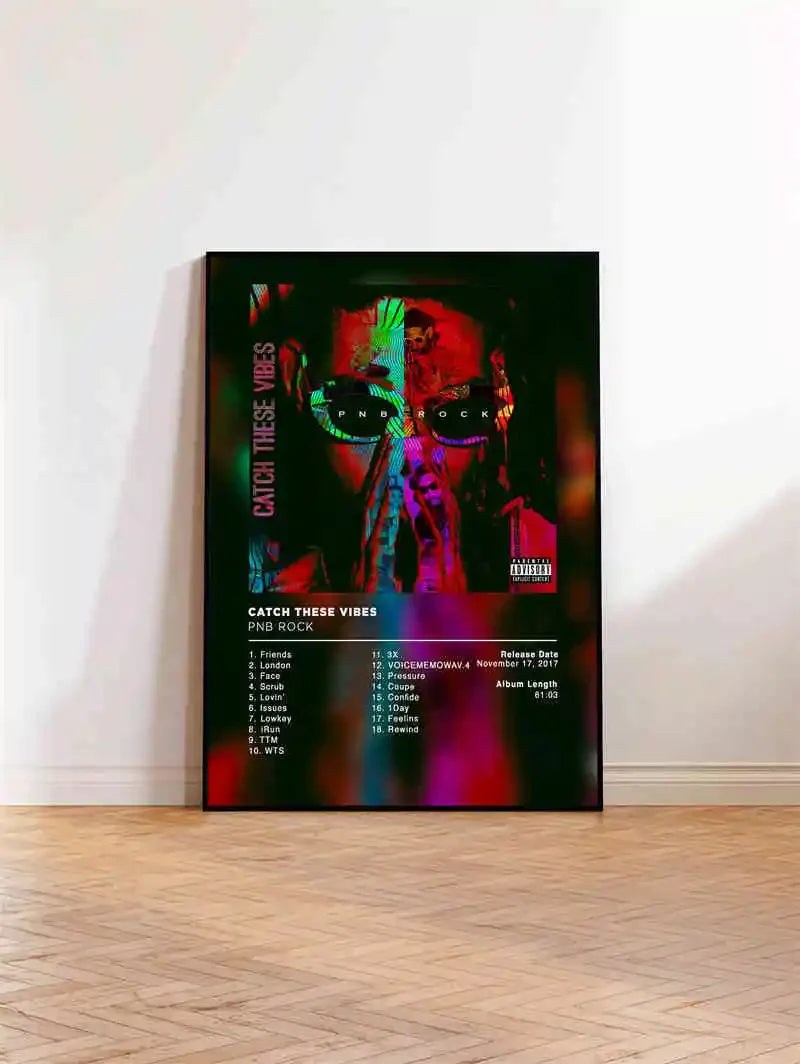 Pop Hip Hop Rapper Daniel Caesar Posters Music Album Cover Canvas Painting Pictures For Room Bar Wall Aesthetic Art Home Deco Peaceful Pleasures Health and Wellness S 50x70cm