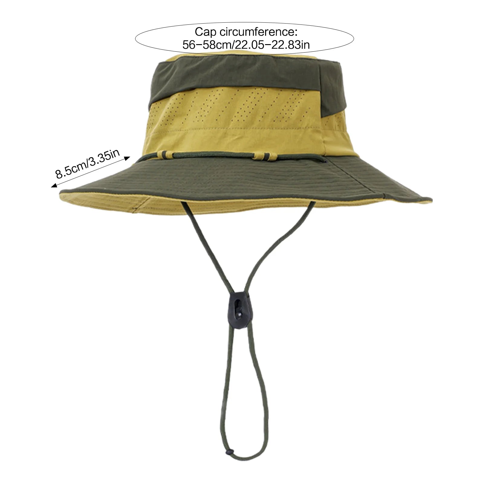 Unisex Outdoor Hiking Fishing Hat Lightweight Quick Dry Waterproof Sun Protect Wide Brim for Summer Trekking Peaceful Pleasures Health and Wellness