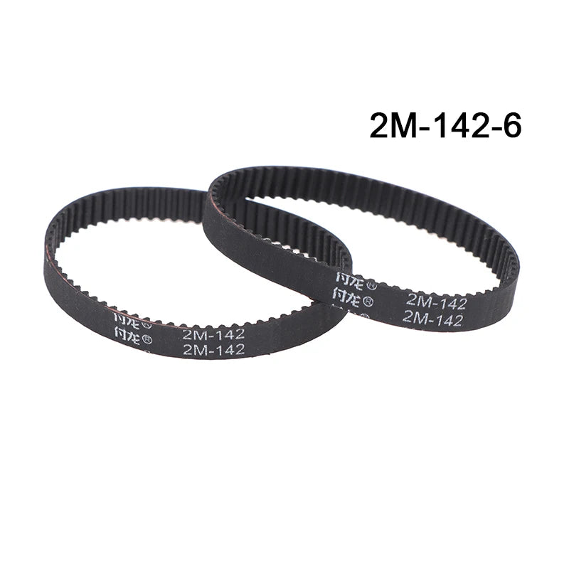 2GT Rubber Timing Drive Belt 140–180mm 6mm | Vacuum Cleaner Belt