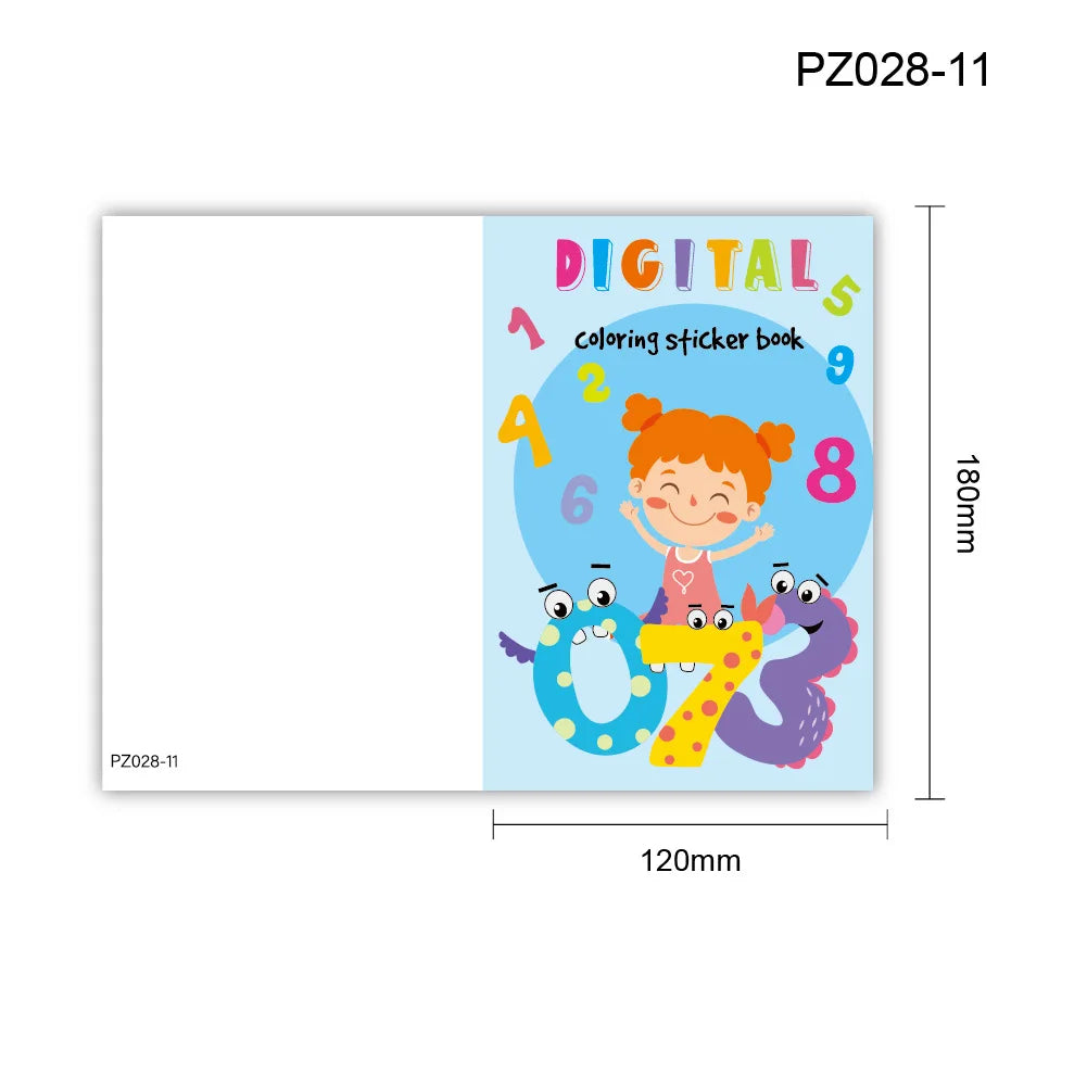 Kids Coloring Book Cartoon Doodle Art Creative Fun Holiday Party