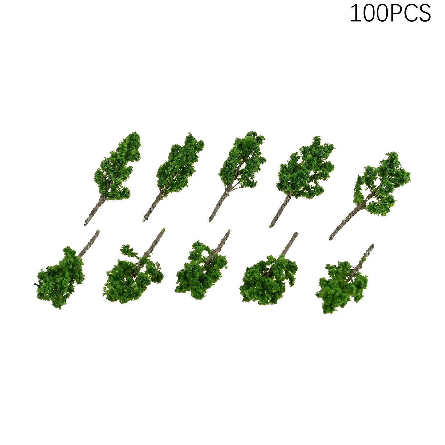 100pcs Miniature Trees for Architecture & Diorama Models 3.6cm