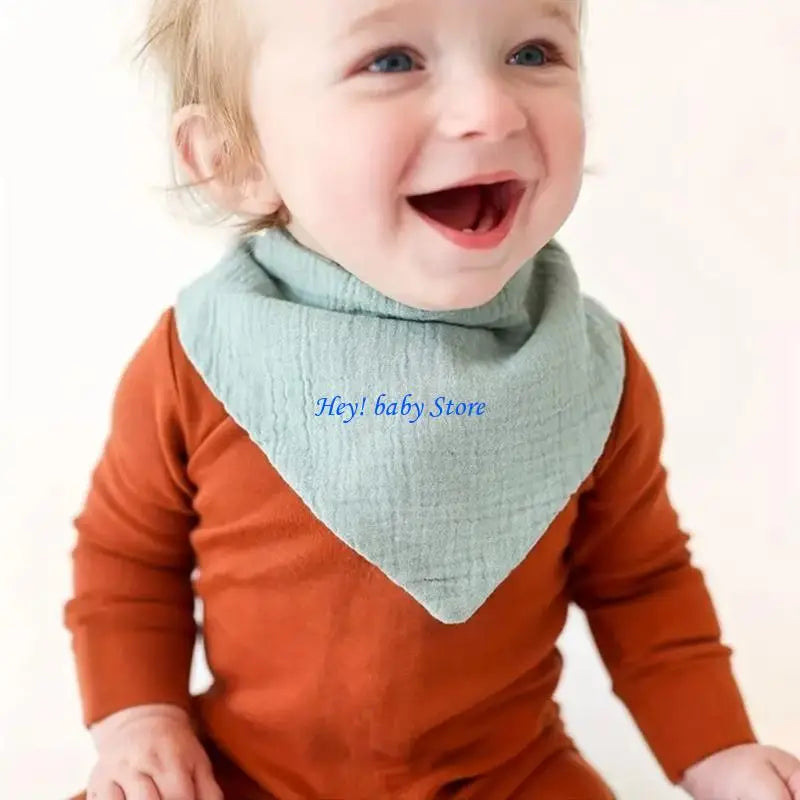 Newborn Baby Drool Bib & Burp Cloth | Soft Cotton 0–1Y