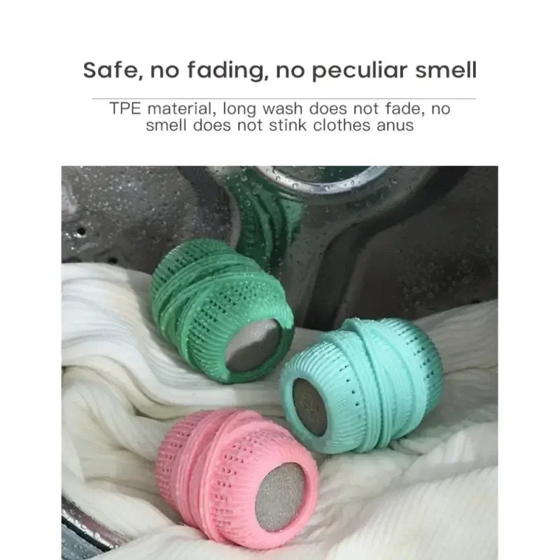 Silicone Laundry Ball Anti Entanglement Large Household Washing Machine Washing Ball TPE Clothing Washing and Cleaning Ball New Peaceful Pleasures Health and Wellness