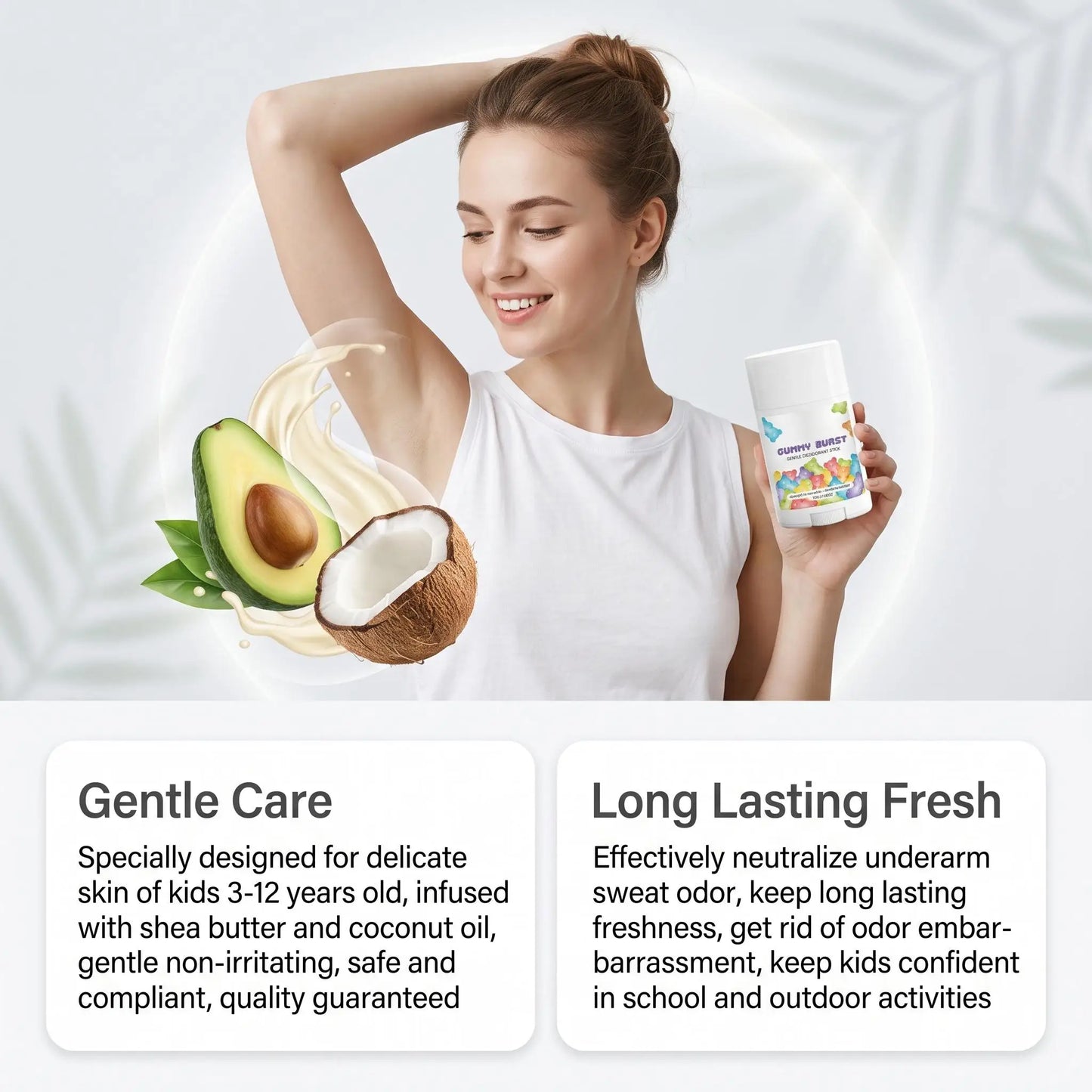 Natural Deodorant for Kids & Teens – 24-Hr Odor Control