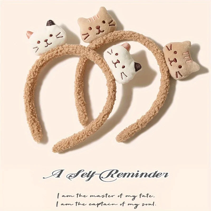 Plush Kitten Headband – Non-Slip Hair Accessory for Women Hair Accessories Peaceful Pleasures Health and Wellness