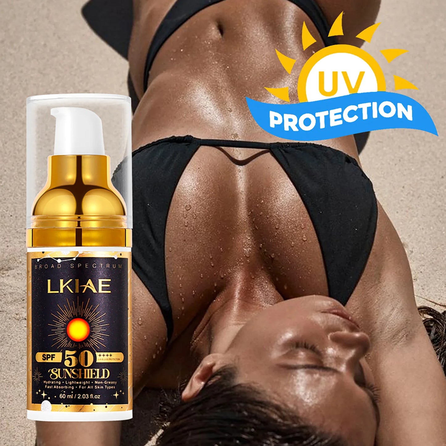 AILKE Glutathione & Collagen Brightening Skin Care Set SPF50