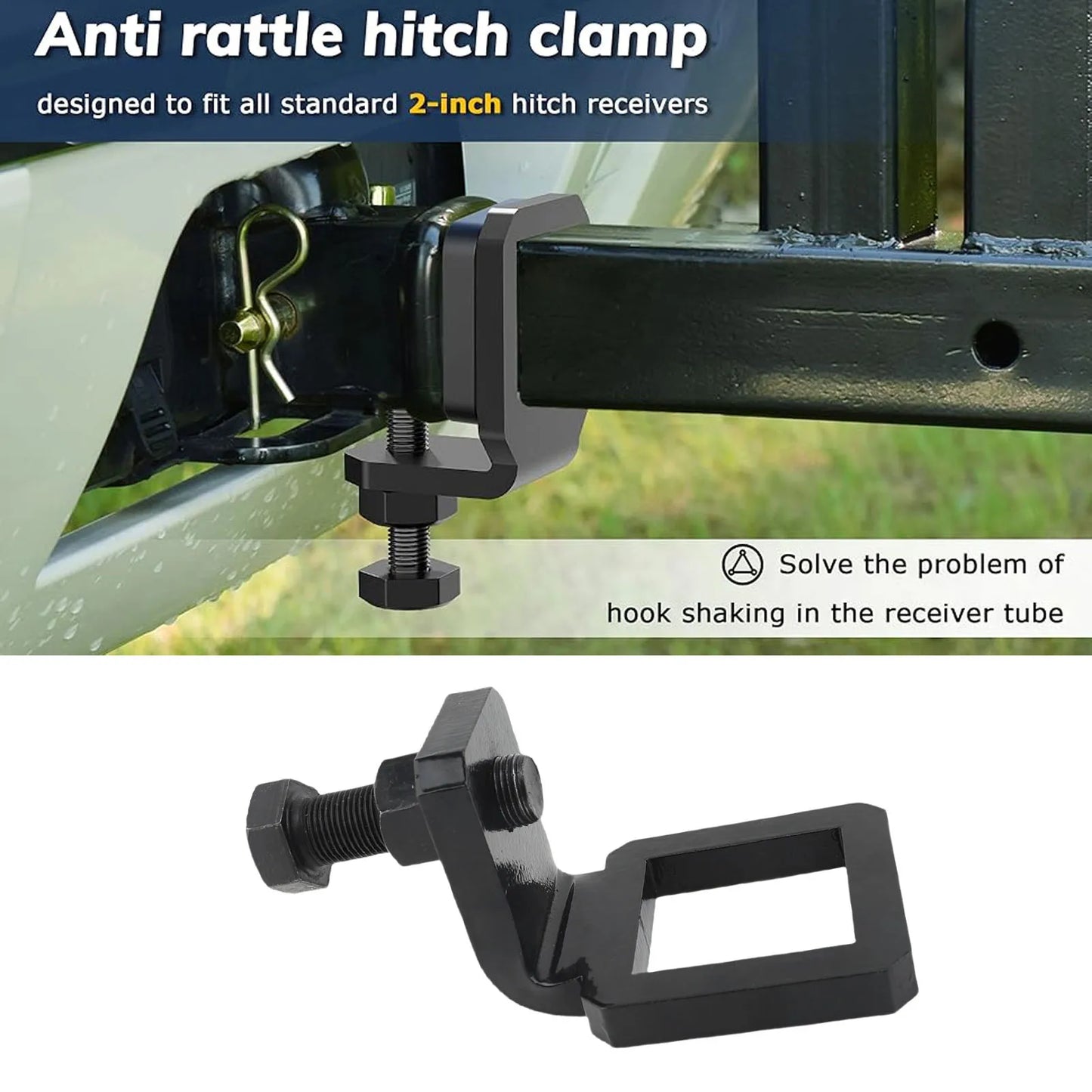 2-Inch Anti-Rattle Hitch Tightener | Heavy Duty Stabilizer