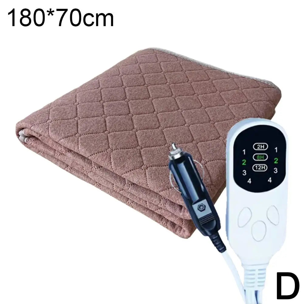 12V Electric Heated Car Blanket – Camping, Truck & Off-Road