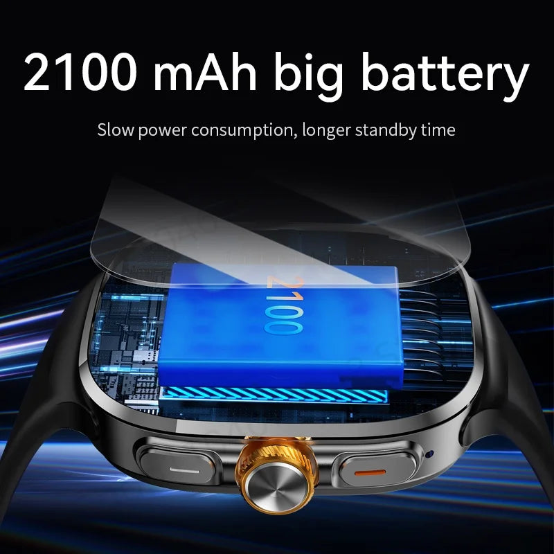 GOLDENSPIKE M99 Smart Watch 4G AMOLED GPS NFC Rotating Camera