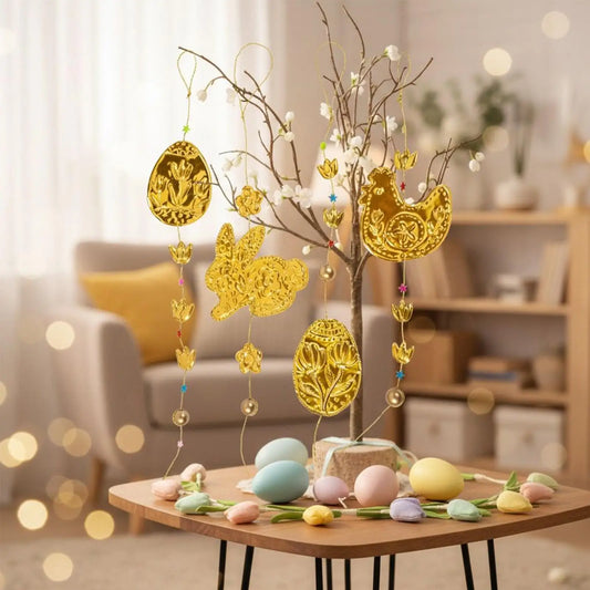 Easter Aluminum Foil Embossing Kit – Art Set for All Ages Foil Embossing Kit Peaceful Pleasures Health and Wellness