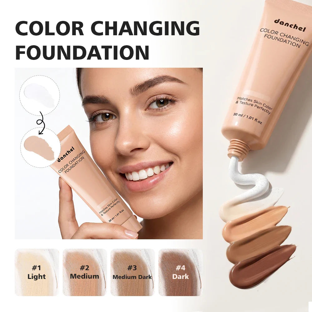 Color Changing Liquid Foundation – Hydrating & Buildable Coverage