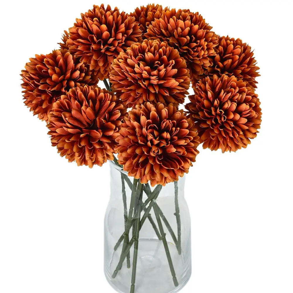 Silk Artificial Dandelion Flowers | Wedding & Home Décor Bouquet