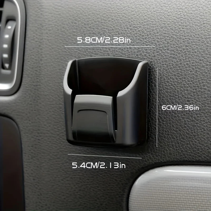 Multifunctional Car Key Storage Box Reusable Back Adhesive Dashboard