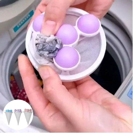 Floating Hair Filtering Mesh For Washing Machine Cleaning Machine Pet Fur Hair Removal Trap Mesh Dirty Collect Bag Laundry Ball Peaceful Pleasures Health and Wellness