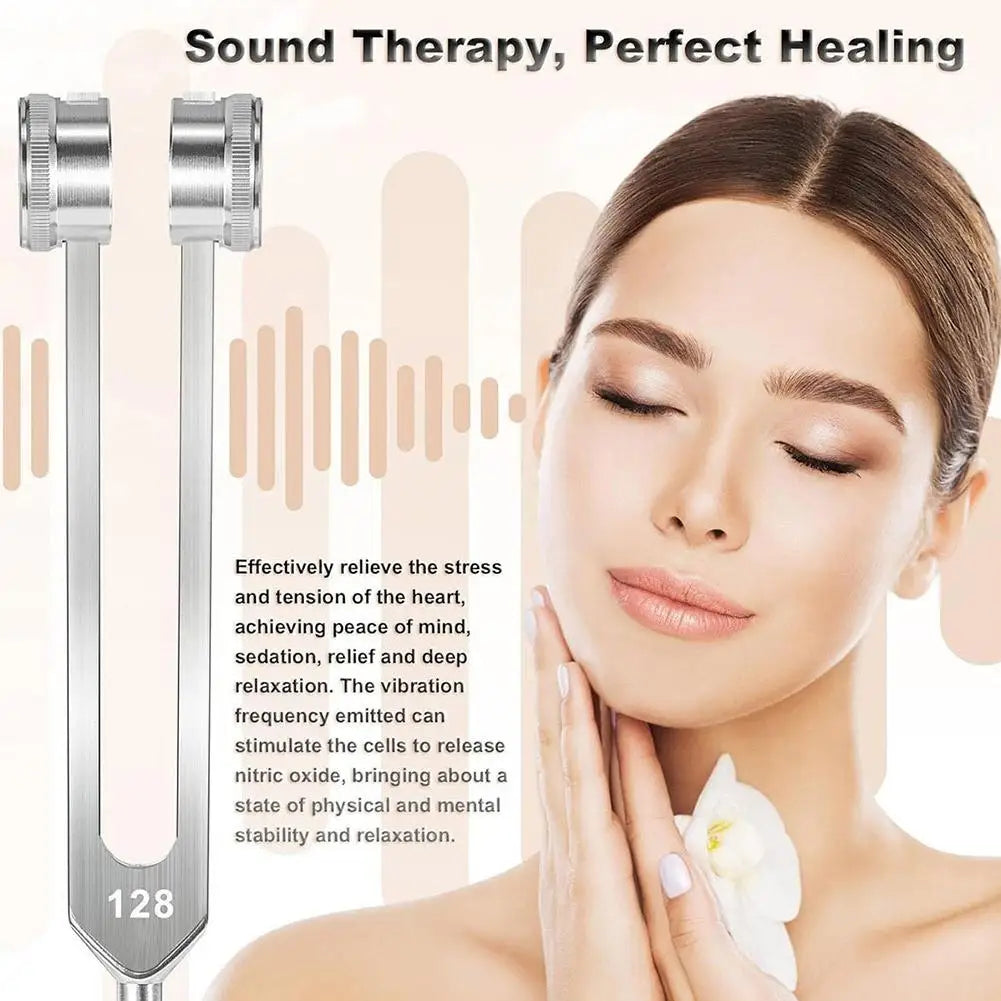 128Hz Tuning Fork for Healing and Nervous System Care Peaceful Pleasures Health and Wellness