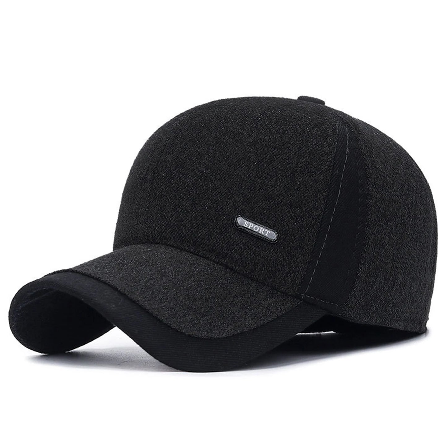 Winter Plush Earflap Hat – Windproof Thermal Cap for Men
