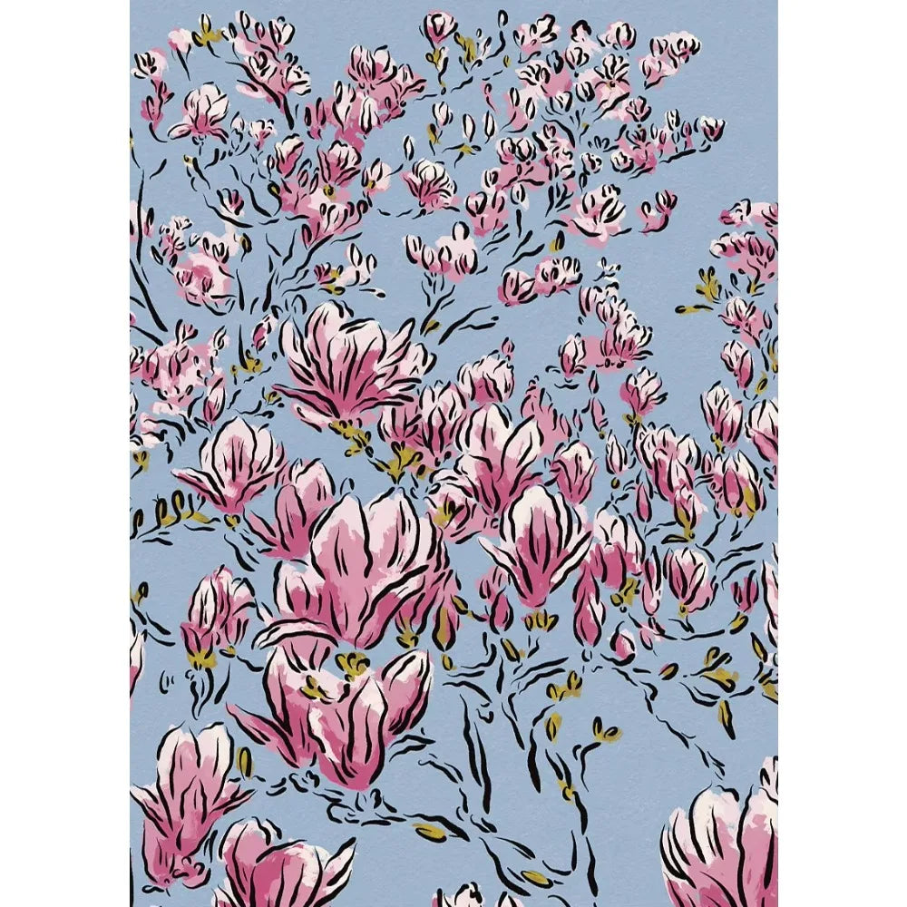 Garden Flower Vase Art Poster Flower Plant Illustration Print Canvas Painting Wall Art Picture Home Living Room Room Decorati Peaceful Pleasures Health and Wellness