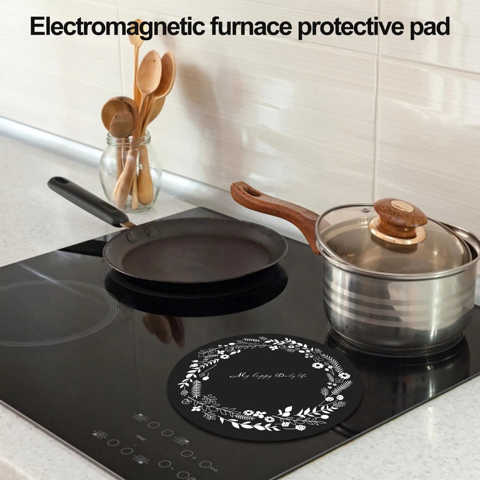 Silicone Non-Slip Pot Holder Mat Heat Resistant Trivet Protects Surfaces & Prevents Pots from Sliding While Cooking for Kitchen Peaceful Pleasures Health and Wellness