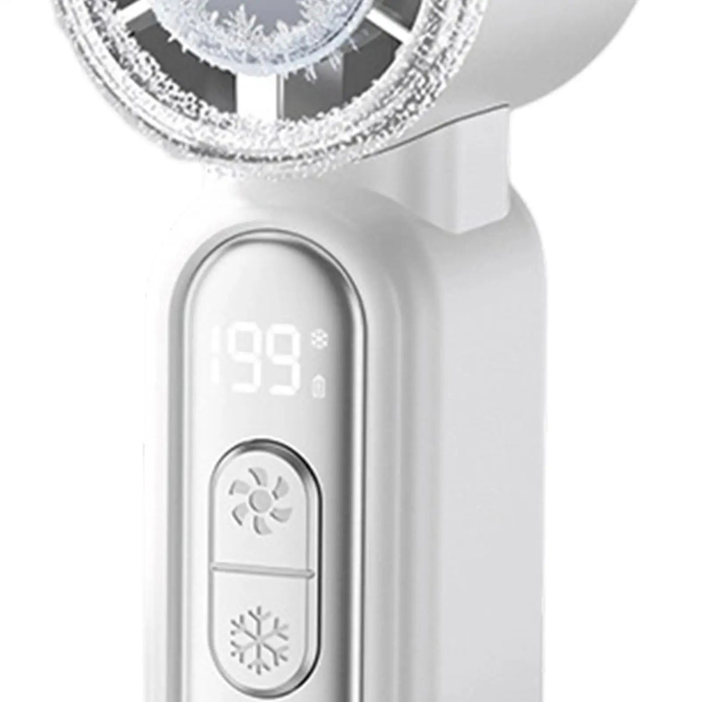 Portable Mini Handheld Fan USB Rechargeable 199-Speed LED