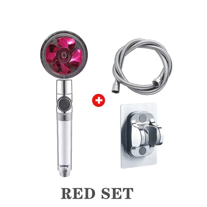 High-Pressure Handheld Showerhead | Filter & Water-Saving