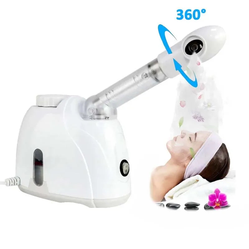 Professional Care Mini Appliances Face Nose Hot Spa Steamer Humidifier Vapozone Machine Nano Mist Spraer Facial Steamers Peaceful Pleasures Health and Wellness
