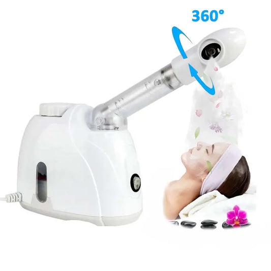 Professional Care Mini Appliances Face Nose Hot Spa Steamer Humidifier Vapozone Machine Nano Mist Spraer Facial Steamers Peaceful Pleasures Health and Wellness