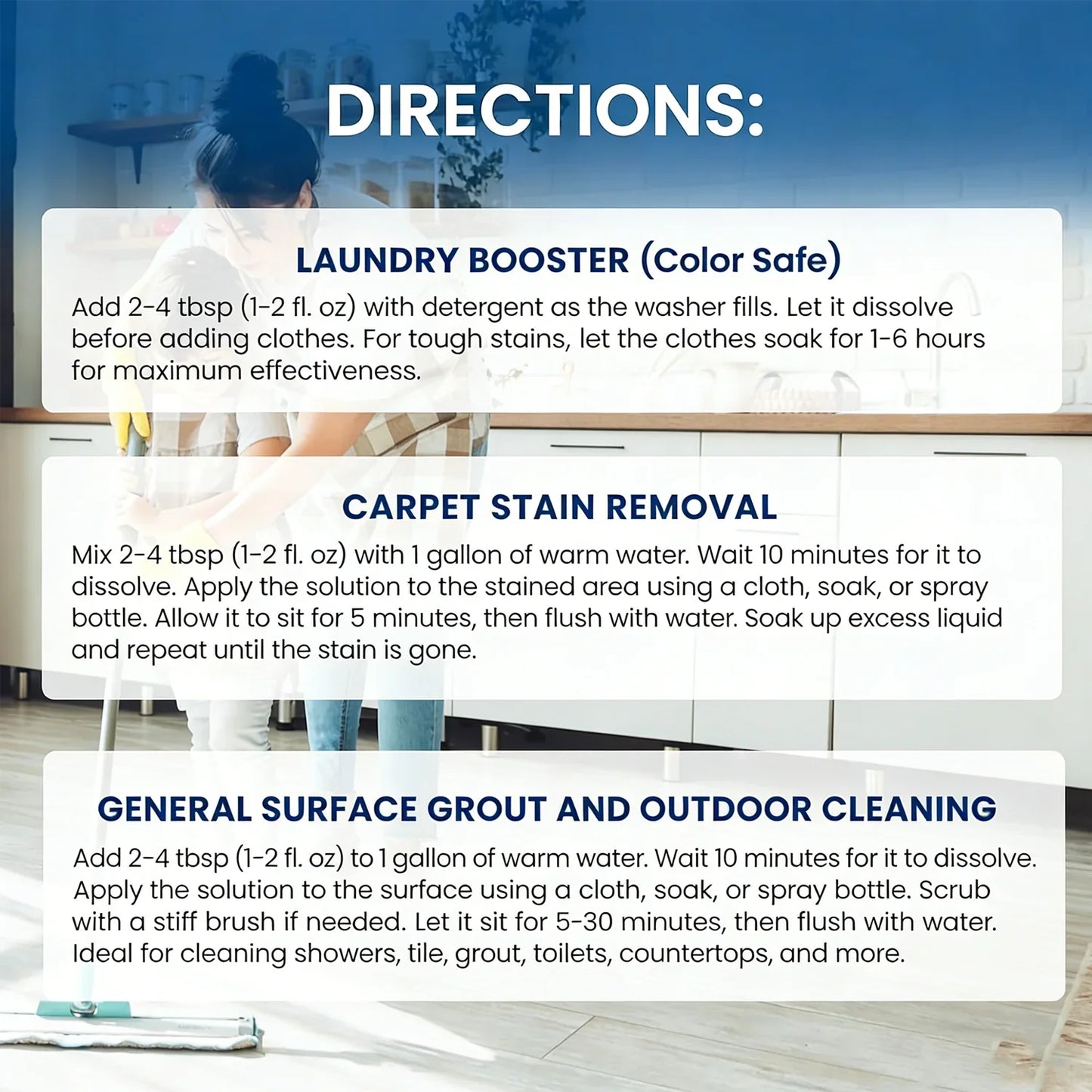 99% Pure Sodium Percarbonate Oxygen Bleach Powder | Color-Safe