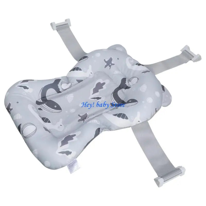 Infant Bath Mat – Ergonomic Baby Bathing Cushion Pad (7–24M)
