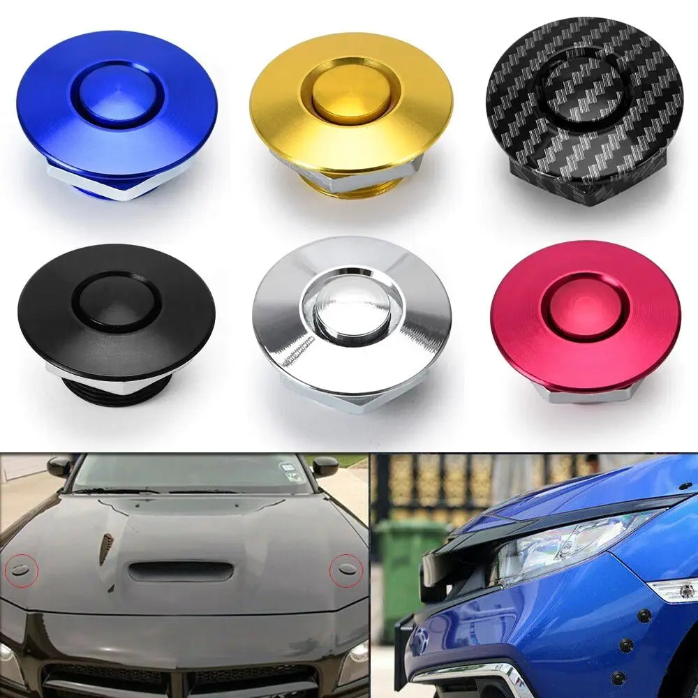 Universal Aluminum Hood Pin Quick Release Latch Clip | Bonnet Lock