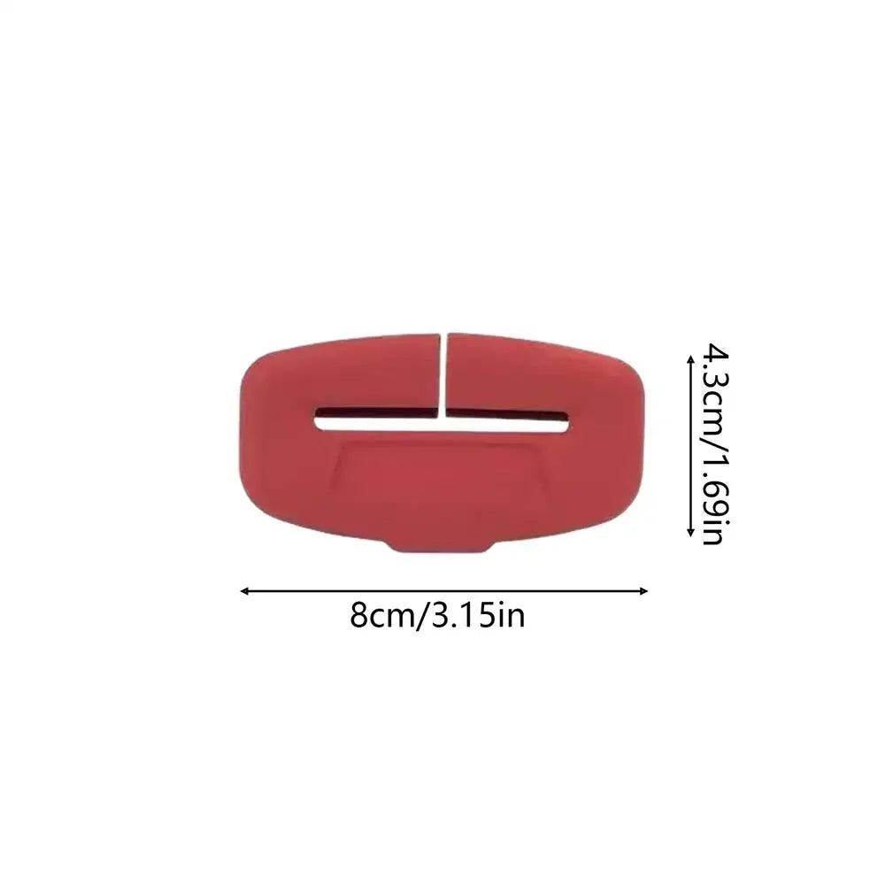 4pcs Silicone Seat Belt Buckle Cover Anti-Scratch Protector Seatbelt Buckle Protectors for Auto Trucks SUV RVs Garages Men Peaceful Pleasures Health and Wellness Red
