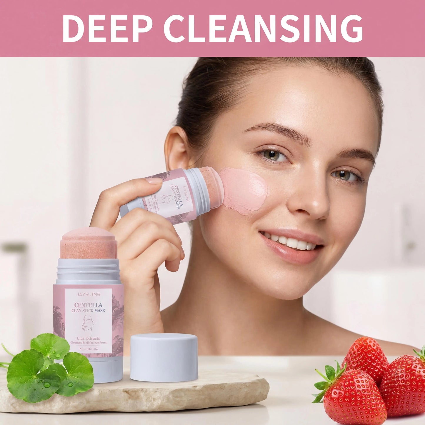 Centella Asiatica Clay Mud Mask Stick – Pore Cleansing 30g